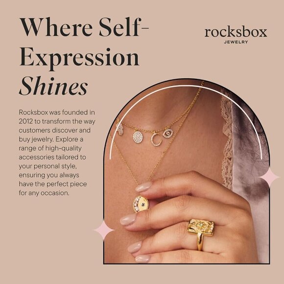 ✨ Rocksbox Huxley Cuff Bracelet Women Gold Adjustable Premium Quality Jewelry - Picture 5 of 5